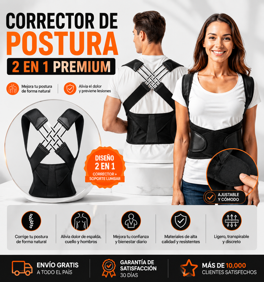 Corrector de Postura Original 2 en 1